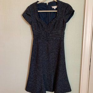 Nanette Lepore Navy tweed dress